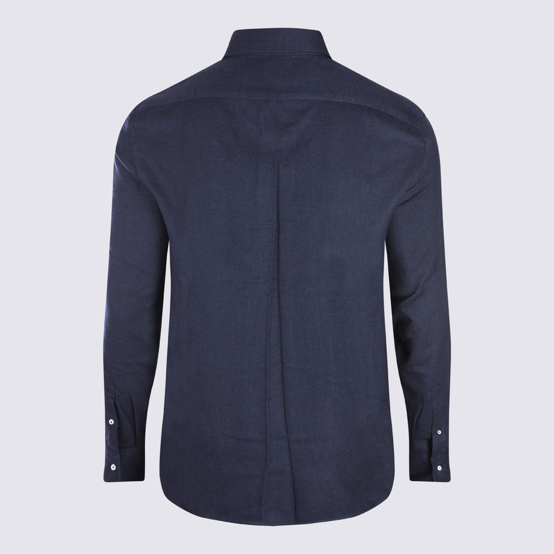 Brunello Cucinelli Shirts - Blue and green | 352294f20fff7f142a7a80c53ba1cd5ef6430251