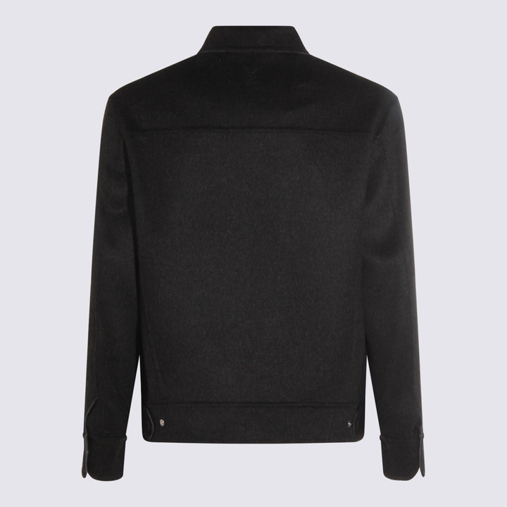 Ami Paris Jackets - Blacks and greys | 4c378ff25ad0ba85bcc66c4da9d50e3e1365bd57