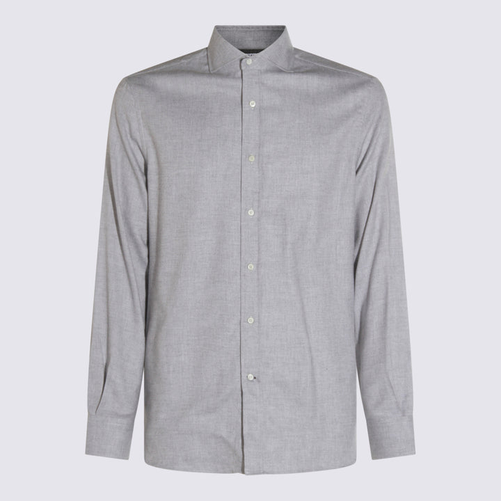 Brunello Cucinelli Shirts - Grigio medio | b6a3e78c9c5424e9fea5ebac3f0b767f3454e5f2