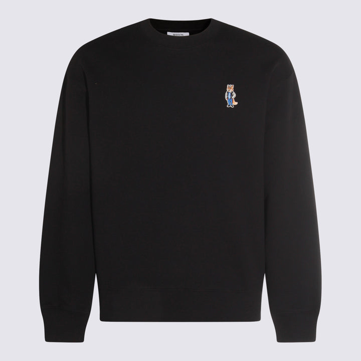 Maison Kitsune' Sweaters - Blacks and greys | e05425035caf1b2ec323e69aaba1d18cbdeccdaa