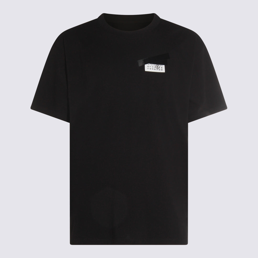 Mm6 Maison Margiela T-shirts and Polos - Blacks and greys | 5cb78437bc10a4e356c6c70b3cbc39593b09fe94