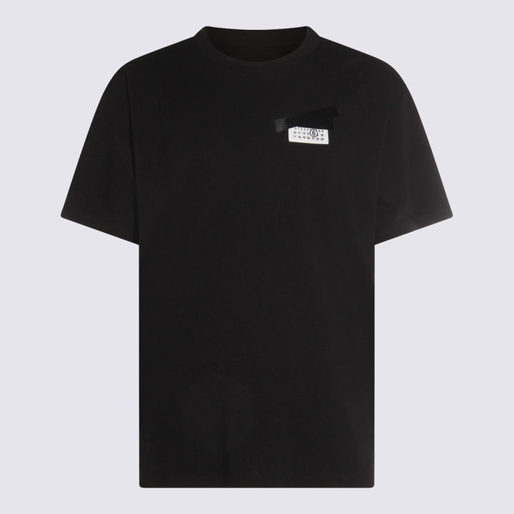 Mm6 Maison Margiela T-shirts and Polos - Blacks and greys | 5cb78437bc10a4e356c6c70b3cbc39593b09fe94