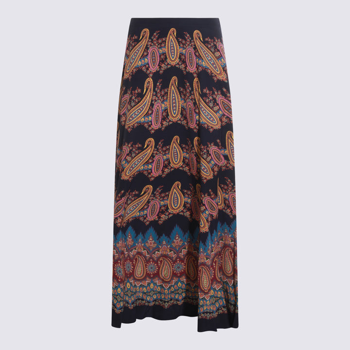 Etro Skirts - Blue and green | 6818215e808dac174f3a5bcdf866c5d5fed2b653