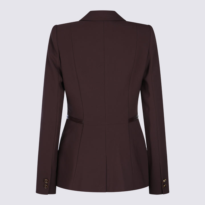 Elisabetta Franchi Jackets - MERLOT | 5a9784ba6031b9b5dec7a467bfb0a082d4e3d623