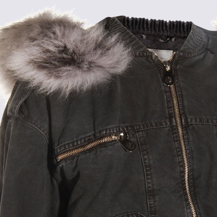 Blumarine Jackets - BLACK/LUNAR ROCK | 73d17bde8d2e5d8c3824c082b38c65e9e8647f3c