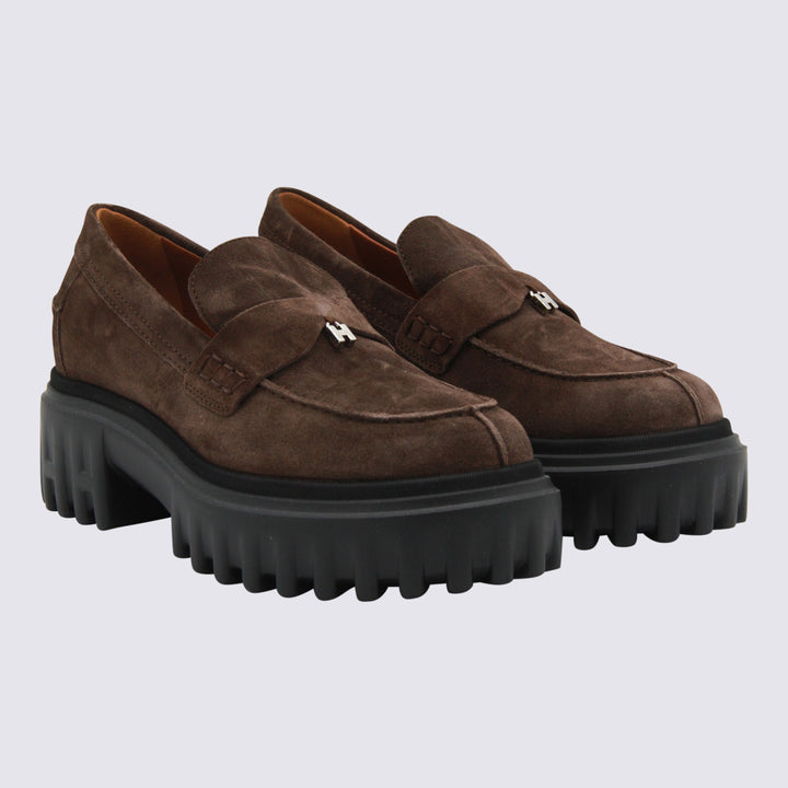 Hogan Flat shoes - Marrone | 0e709c8d47e276a3cc596c2c5159fb61f7e822ee