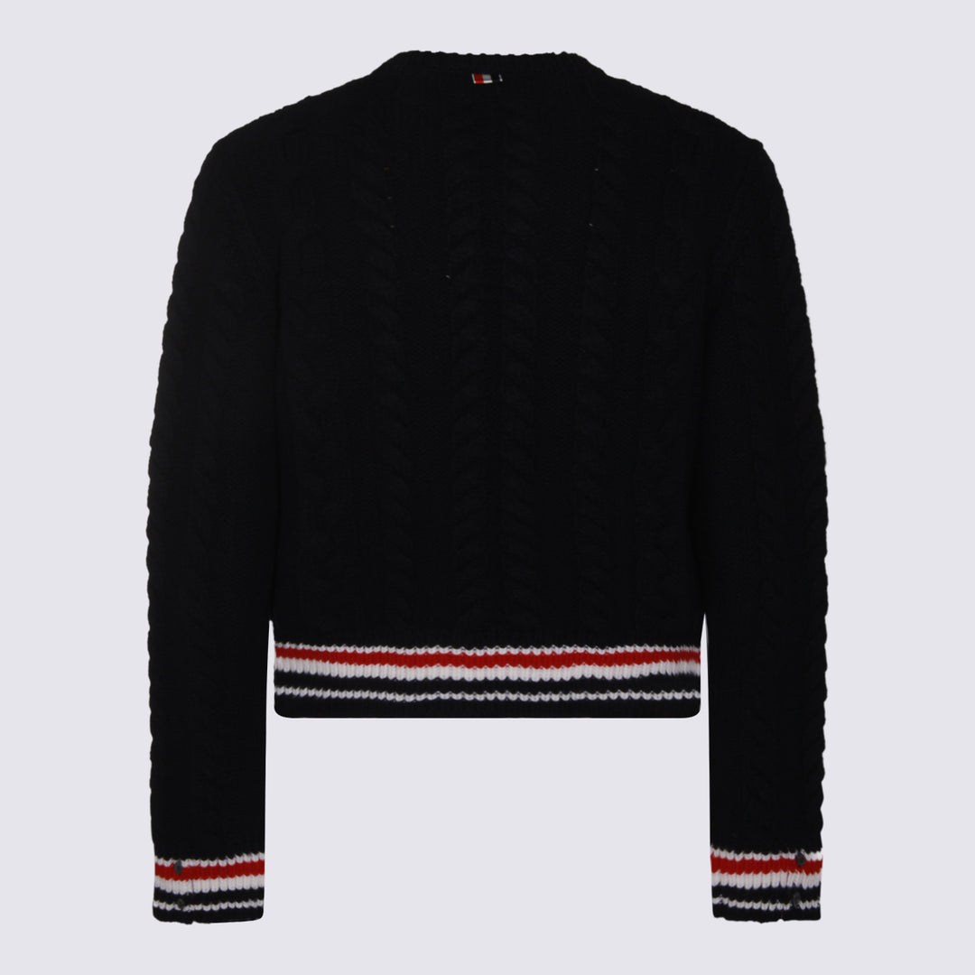 Thom Browne Sweaters - Blue and green | fcbc8e826c67e1bd2010f23e52de822f4deb4667