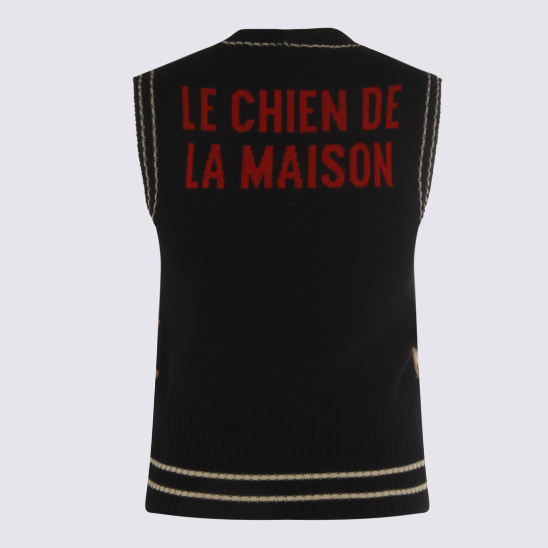 Valentino Sweaters - NERO/MULTI | 4b6b5ad54bfc0f90211f0aefc56801a54fd459e9