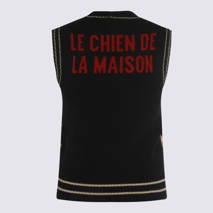 Valentino Sweaters - NERO/MULTI | 4b6b5ad54bfc0f90211f0aefc56801a54fd459e9