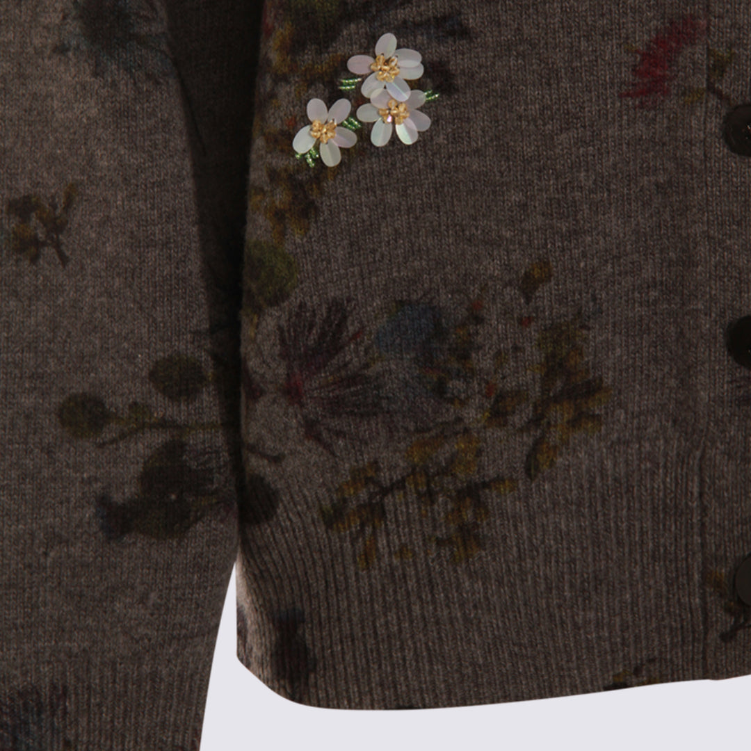 Blumarine Sweaters - GREY/BRILLANT BLUE | ae92f82d7064bf3af03f96fb17403bd3cad7432d