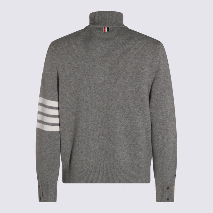 Thom Browne Sweaters - LT GREY | a586baa420146e0b7f94e05dca8524c7dc0a79f3