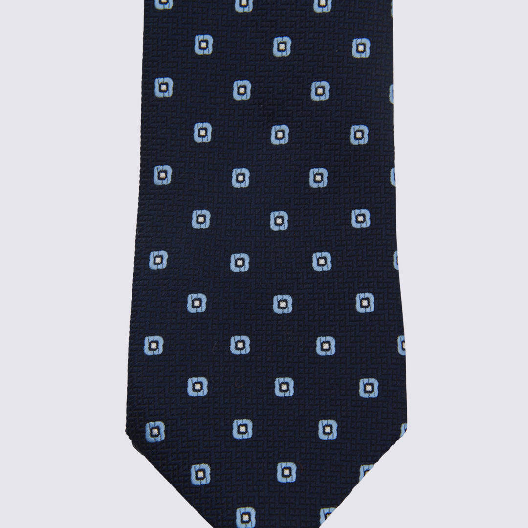 Zegna Ties - Blue and green | 29806e222024d1f95938459226c012b7b4def5a9