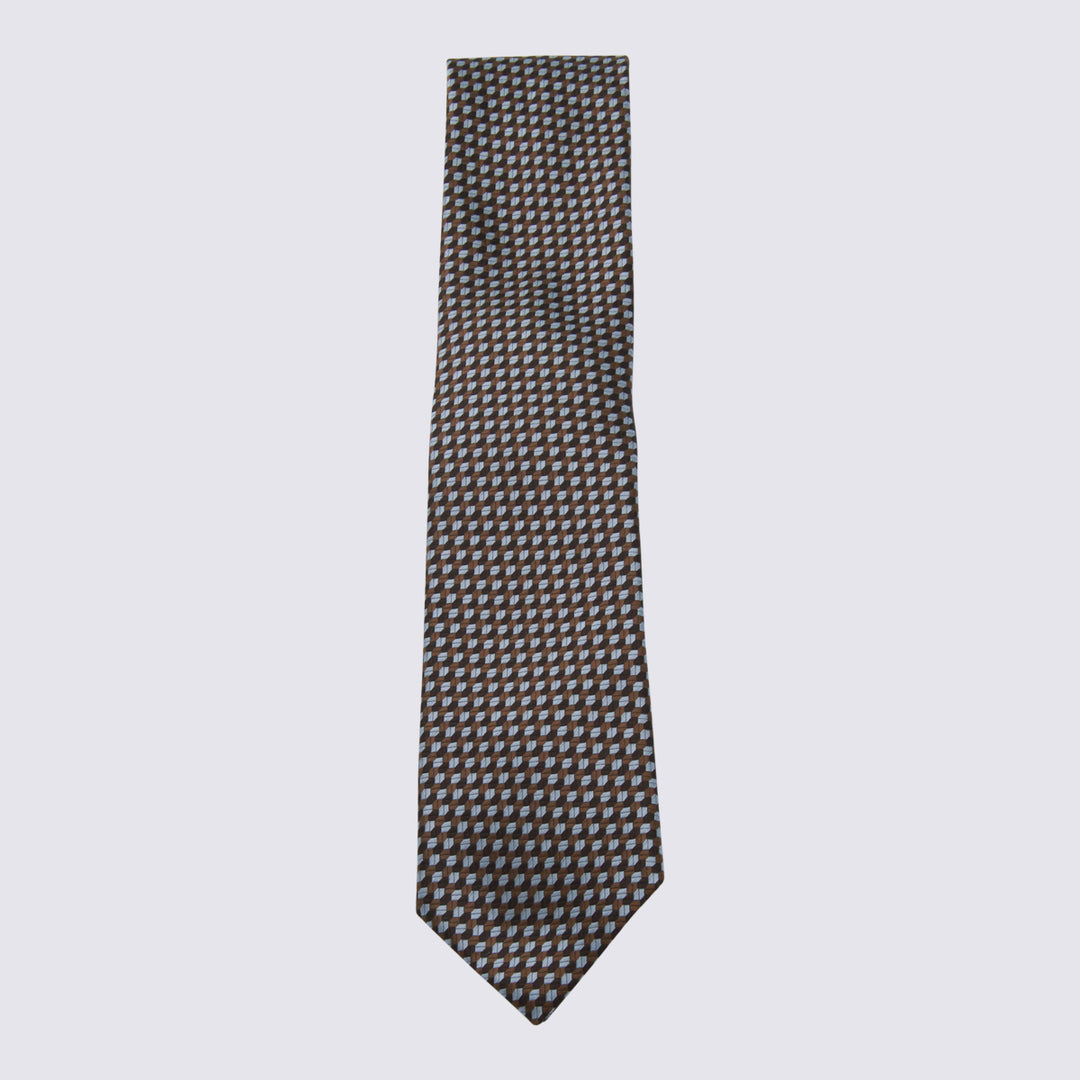 Zegna Ties - Marrone | 45ead1a60ccb5c9c9e139b539f71d165964f546b