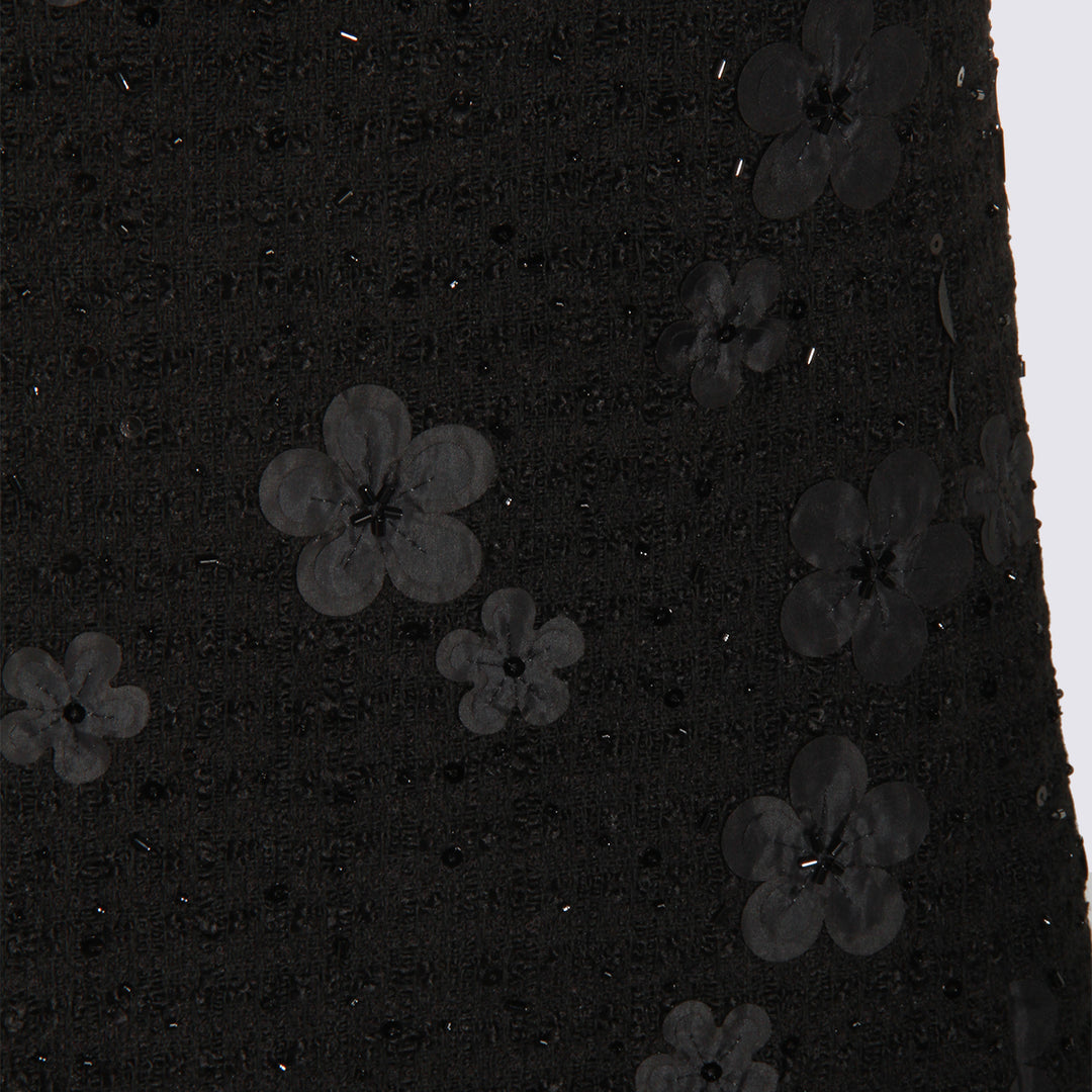 Twin-Set Dresses - BOUCLE'' FIORI NERO | bff92c671962f68db7b2d4097b3447bd3ad47921