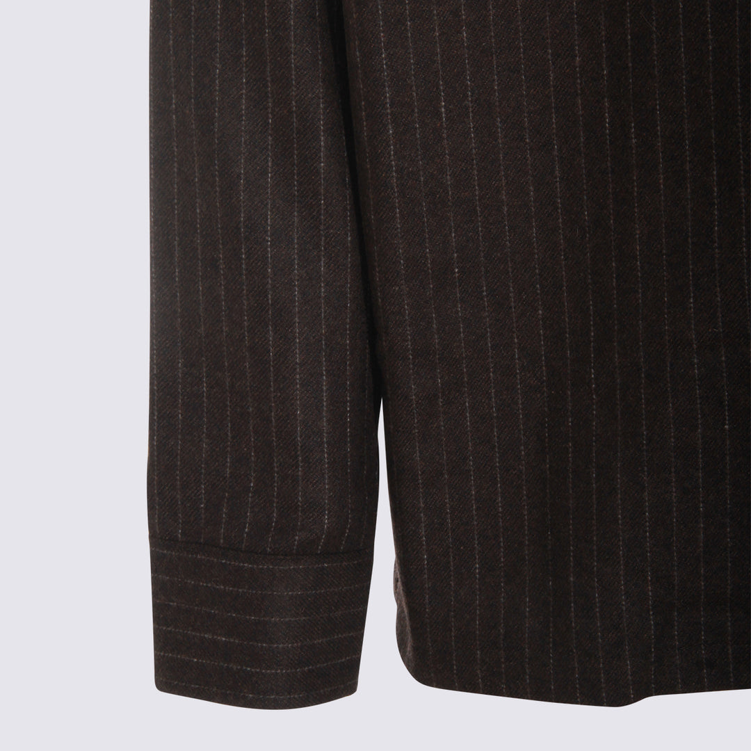 Nn.07 Shirts - BROWN STRIPE | 39c6ef88f8aeade0fe081eb92ce195526118b698