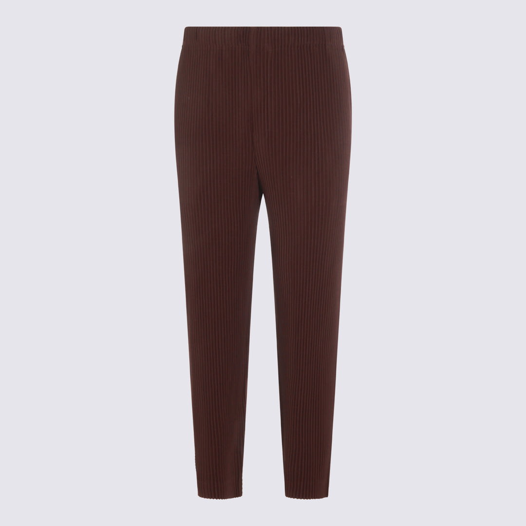 Homme Plisse Issey Miyake Trousers - Marrone | 3814b1a9c64128dfdffe662d2e9e37144109f286