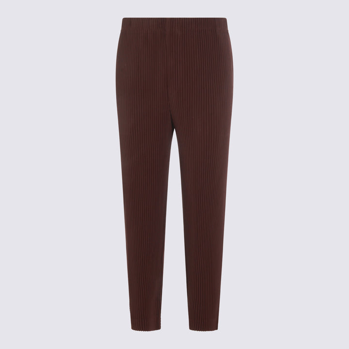 Homme Plisse Issey Miyake Trousers - Marrone | 3814b1a9c64128dfdffe662d2e9e37144109f286