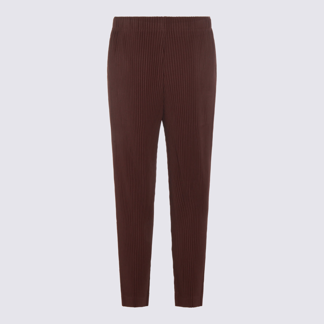 Homme Plisse Issey Miyake Trousers - Marrone | eea4986e7fea72cefffa1e302a8300c3a1931ae1