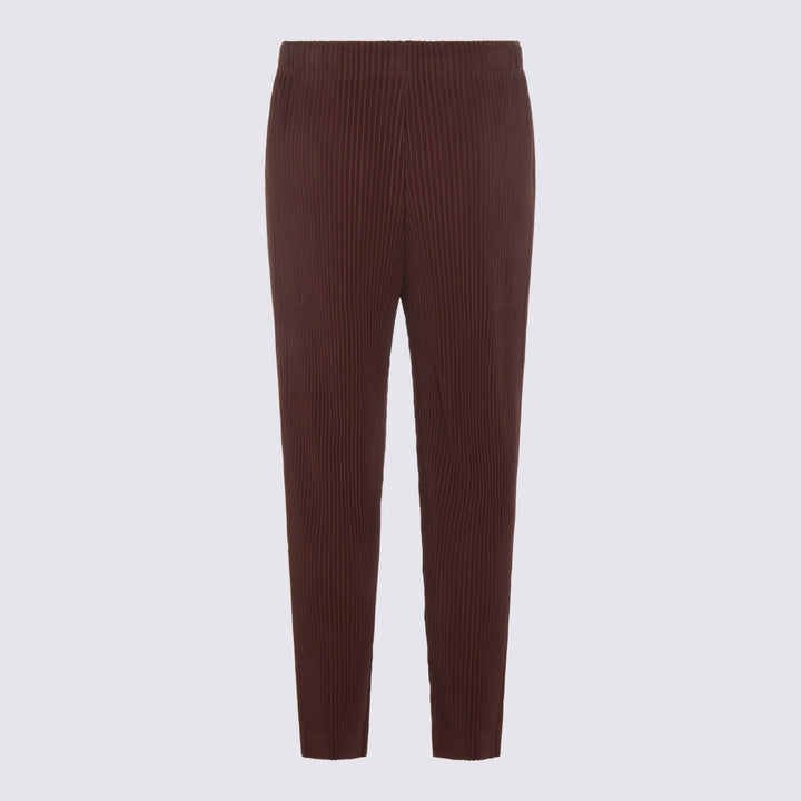 Homme Plisse Issey Miyake Trousers - Marrone | eea4986e7fea72cefffa1e302a8300c3a1931ae1