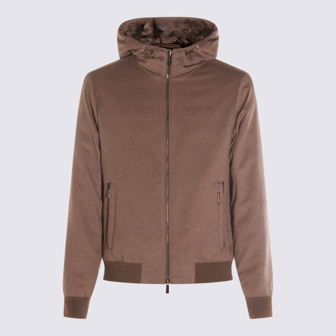 Moorer Coats - NUT | adf0d52e96ec1f66d8d412f4363a05c722c7a85f