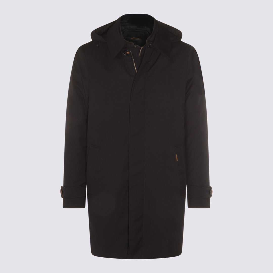 Moorer Coats - DARK BLU | c9c366b1404f8c16651402d2ce0912e3b4cf7a64