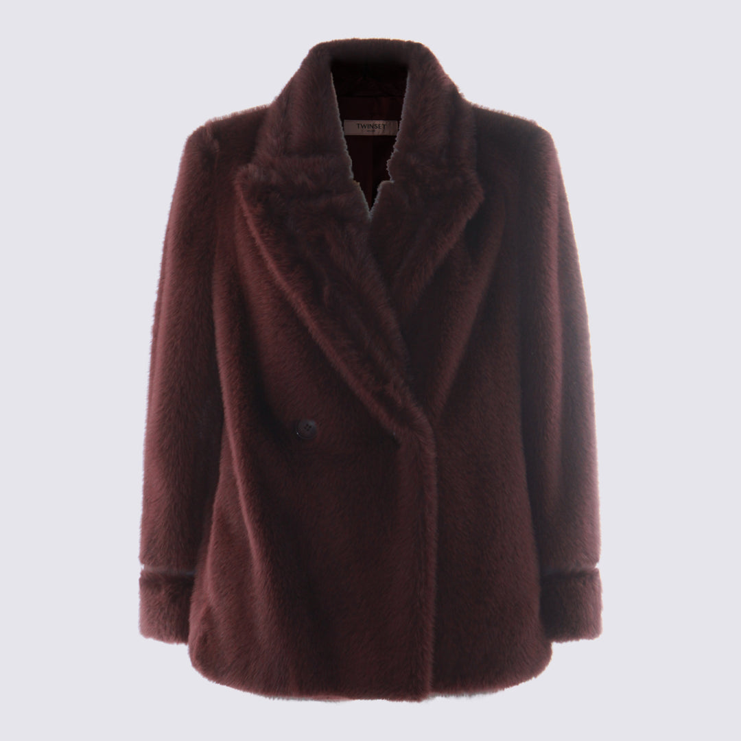 Twin-Set Coats - PURPLE EDEN | 4b73c941e7c36a7cf9f93d7f1a6f6e6353bb2e90