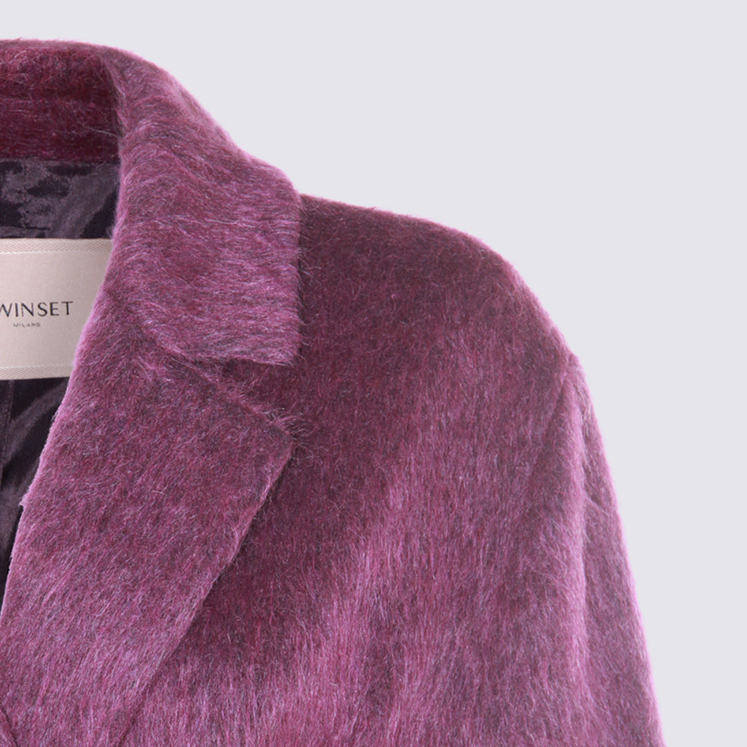 Twin-Set Coats - PURPLE EDEN | 4d5ad7a0f74710ea80ecb2f2b6dac1dc7f2276a8