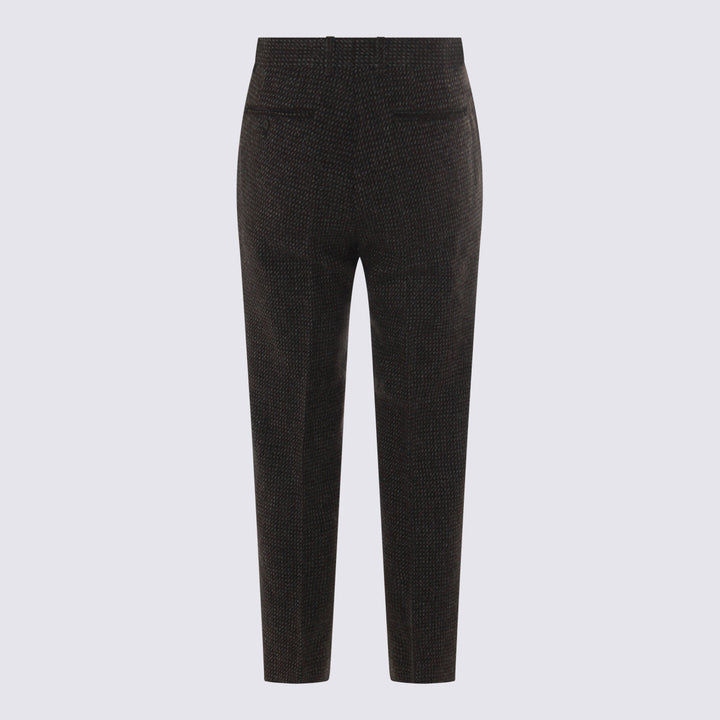 Auralee Trousers - GRAY BROWN HAIRLINE | 6f2ad770413882fdbd0ca474be2194b138f94f23