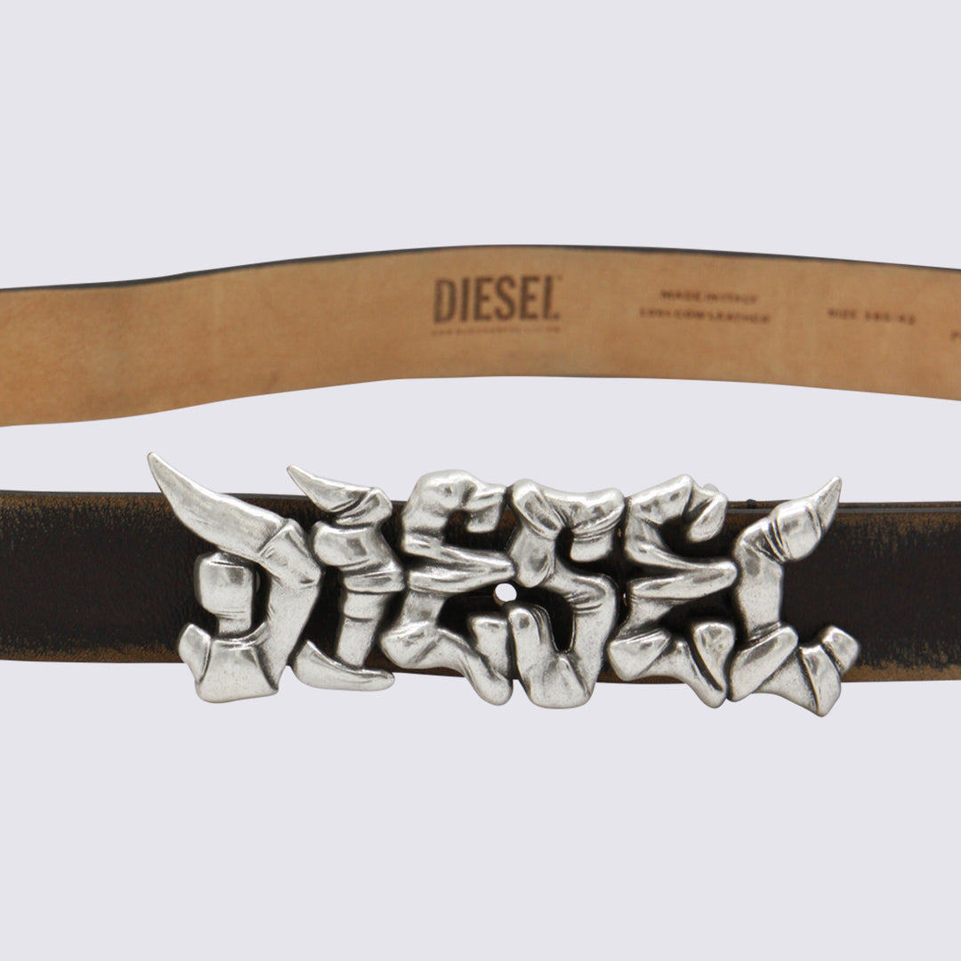 Diesel Belts - BROWN/SILVER | 69861cc05d6eae720791d6f99a51769dce3eb7a3