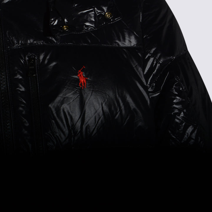 Polo Ralph Lauren Coats - POLO BLACK GLOSSY | 1a4138a9e86bedd82bc996edb377418fc921a7ca