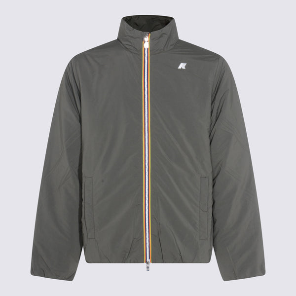 Chaquetas Verde Negruzco