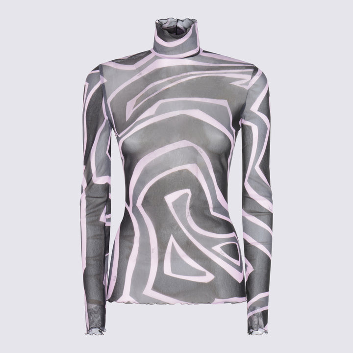 Emilio Pucci T-shirts and Polos - Blacks and greys | 63c011f8f79900f410600c354bb1014a636a1a9c
