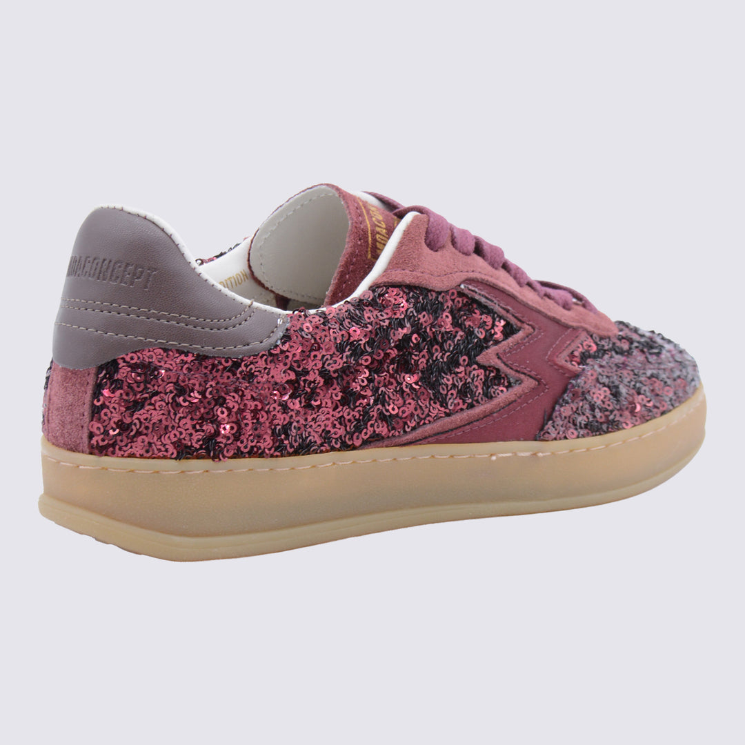 Moaconcept Sneakers - BORDEAUX PAILLETTES | 7cc6042ab98d83bf6470ab4cbe6559983d2208b2