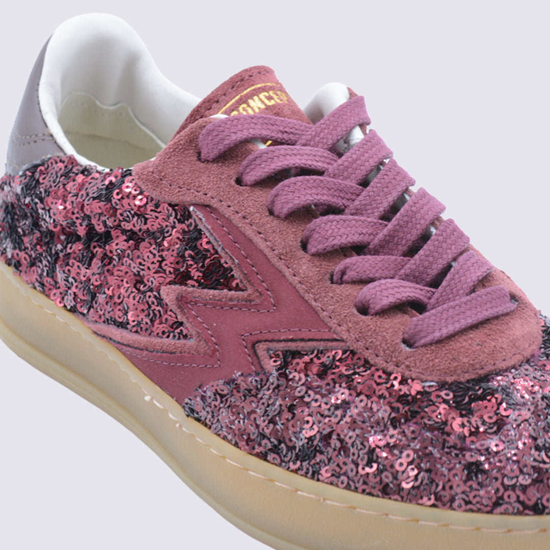 Moaconcept Sneakers - BORDEAUX PAILLETTES | 2bb4340dc44133f60ad3a628368c63bfff822f79