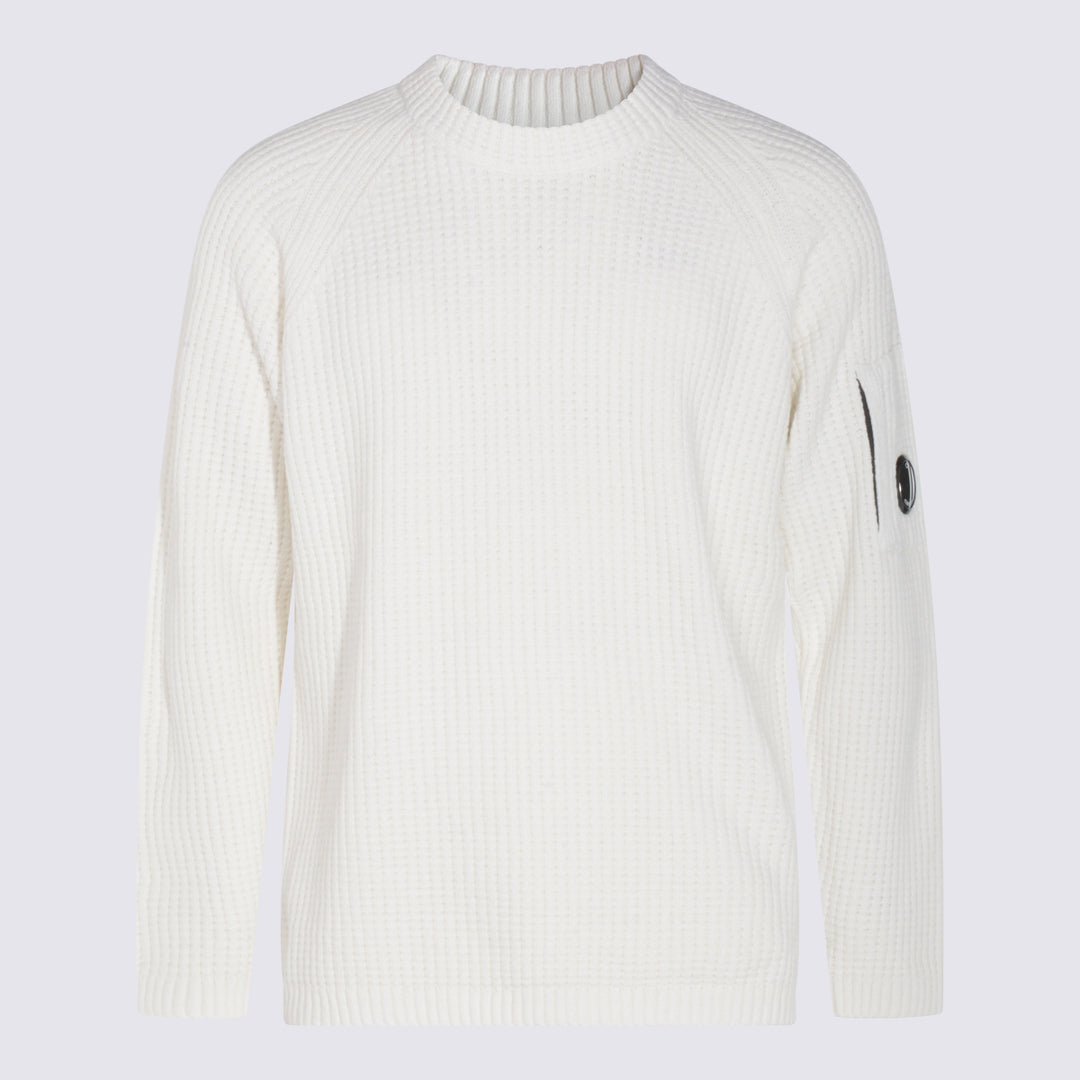 Cp Company Sweaters - GAUZE WHITE | fe6fe79729980a11fd8f468c5c1af69eb6313391