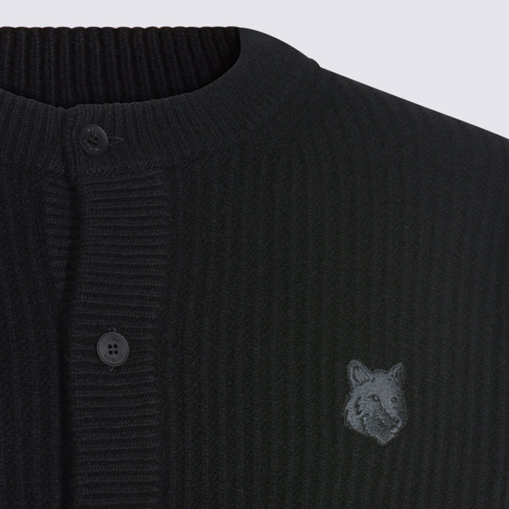 Maison Kitsune' Sweaters - Blacks and greys | b7d48b94780b1a874d7d809b4005d279d78f1bb0