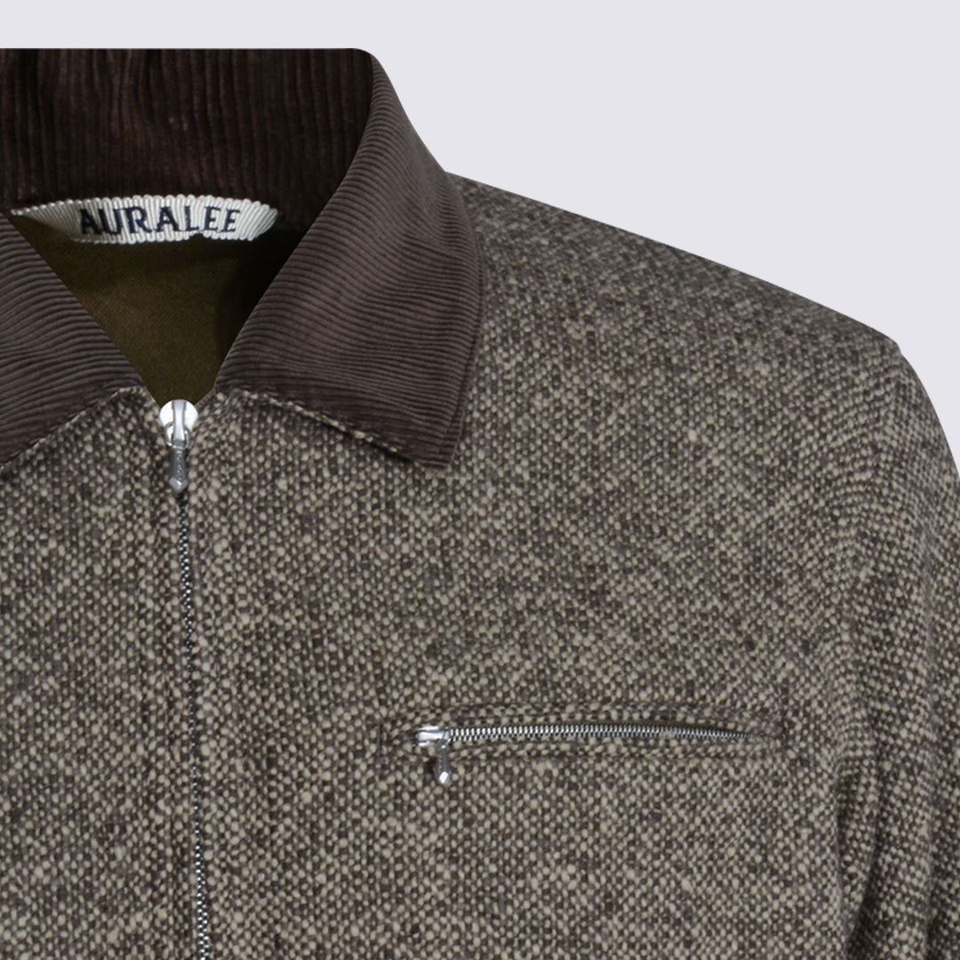 Auralee Jackets - Marrone | b78c4d427734de8573fa8f611ef136388c2b3c73