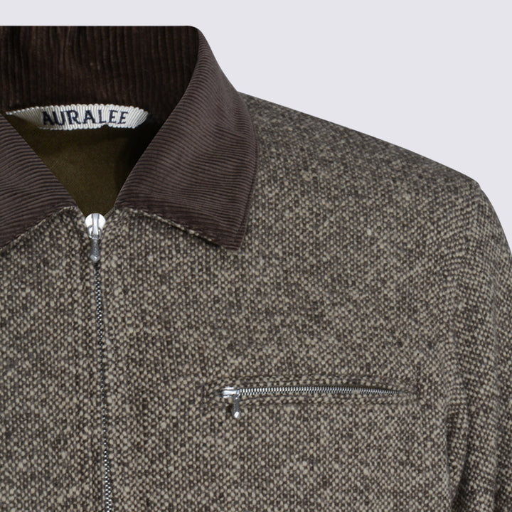 Auralee Jackets - Marrone | b78c4d427734de8573fa8f611ef136388c2b3c73