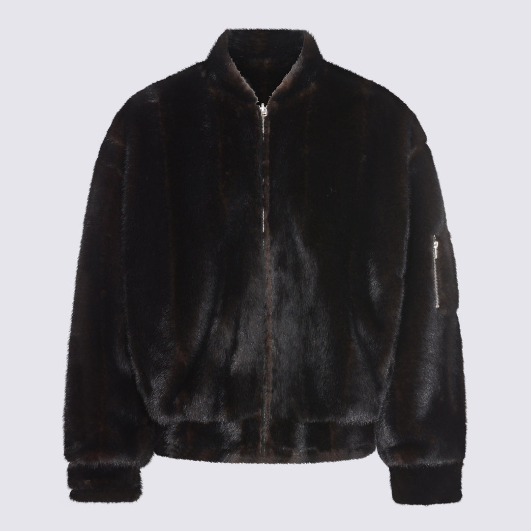 Mm6 Maison Margiela Jackets - BROWN/BLACK | 02438666ec1219d765ed1a7e866f63ab55392b26