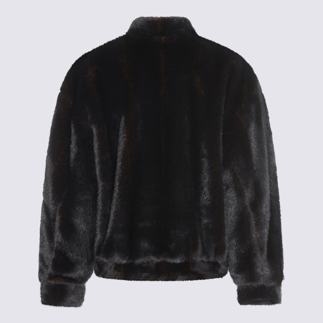 Mm6 Maison Margiela Jackets - BROWN/BLACK | 8d7efd1b1b6281c78b0993c03a9ca73cb54ec59b