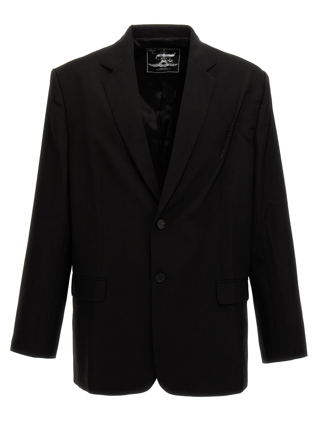 Y/Project Pinched Logo Blazer - Nero | dfc6706bd704f874d51c834dac942daa07ea62da