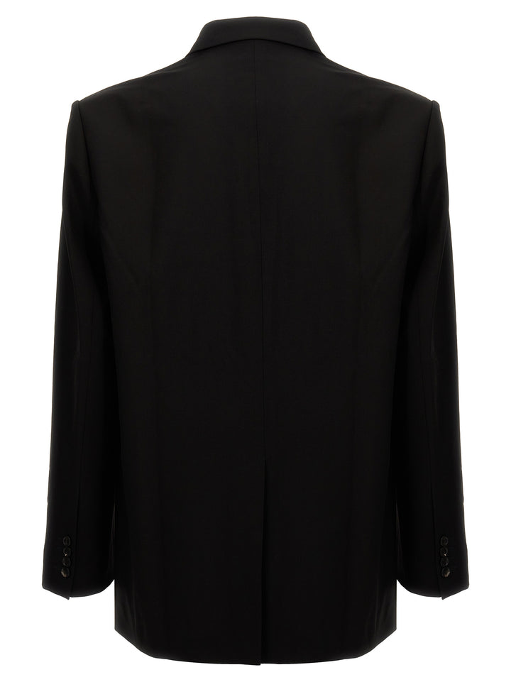 Y/Project Pinched Logo Blazer - Nero | fc9ddb868c5ce398e2c834d887f2f0078410b159