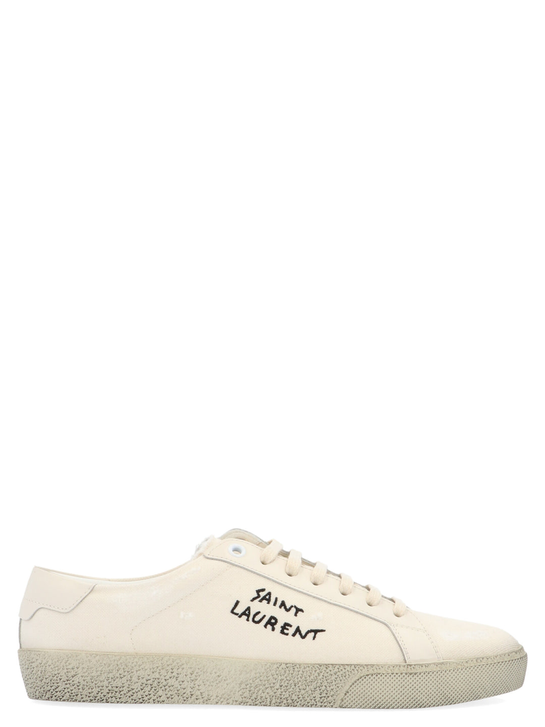 Saint Laurent Logo Signature Sneakers - Bianco | b5fbb969288ee2d6eeee3c5eb8988c5c9dda90bb