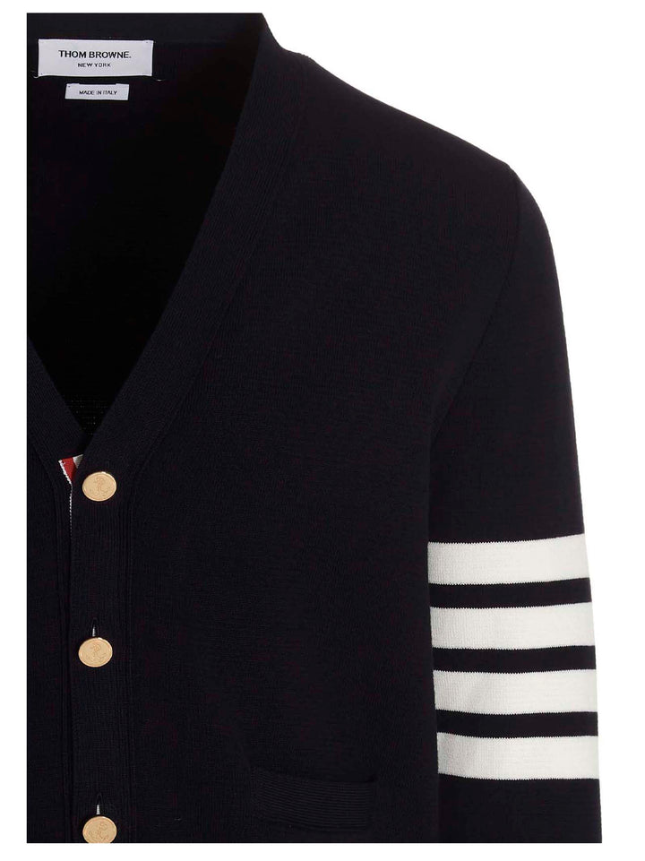 Thom Browne 4 Bar Maglioni - Blu | d6d3b84401188eb7a1f5cc24ff18a59d1e8969d4