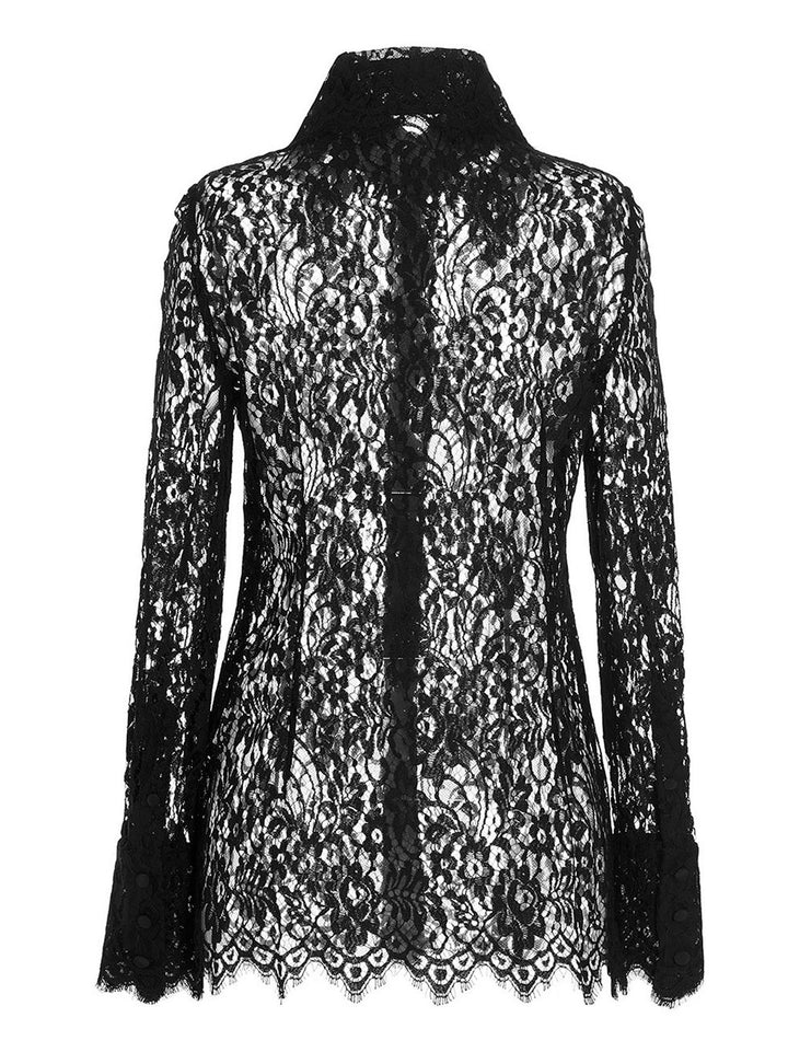 Dolce & Gabbana Lace Shirt Camicie - Nero | cca4a172673c1e6fc7557280389f2f39c1d9e1e3