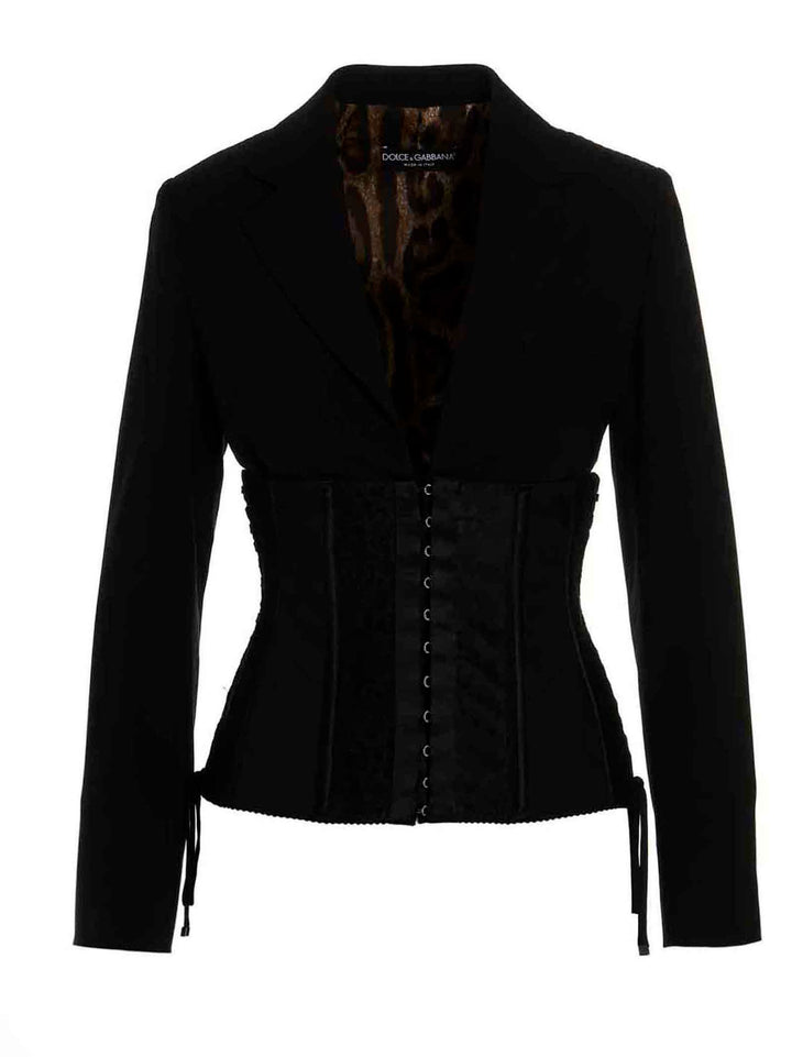 Dolce & Gabbana Corset Blazer BlazerS - Nero | 2f2fcfce631968501b4a712ebfaaac6bf3862d7f