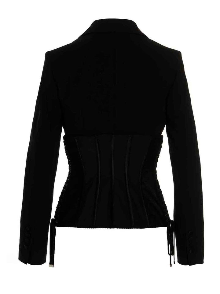 Dolce & Gabbana Corset Blazer BlazerS - Nero | 19192cd26374e966bef5c9e60216e0cbfb144ca2