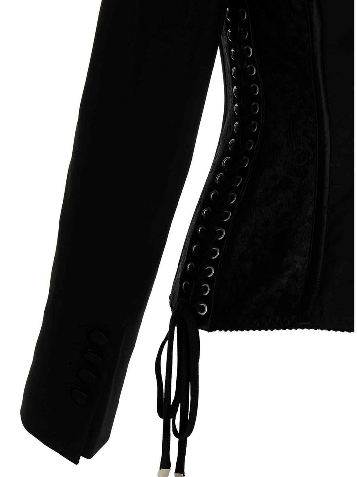 Dolce & Gabbana Corset Blazer BlazerS - Nero | a5d8b64cfd5a25de3316d75d90da02ebaf570cf8
