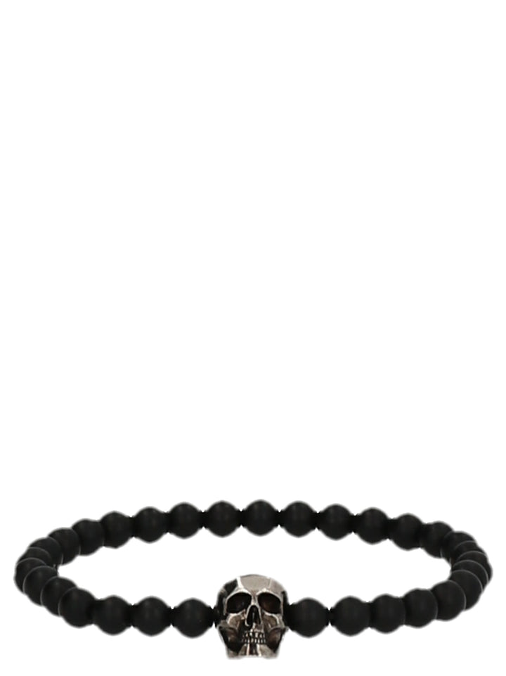 Mcqueen Skull Spheres Bracelet Gioielli - Nero | d039b2dfef7d80041285ebb8aaf31973621609dd