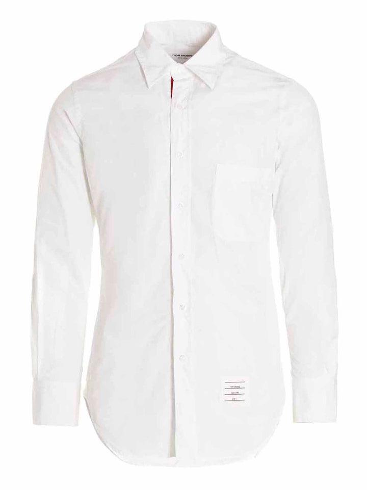 Thom Browne Solid Poplin Shirt Camicie - Bianco | 51fe14b80d938fa071b4b10e20b0f9b69e8c609b